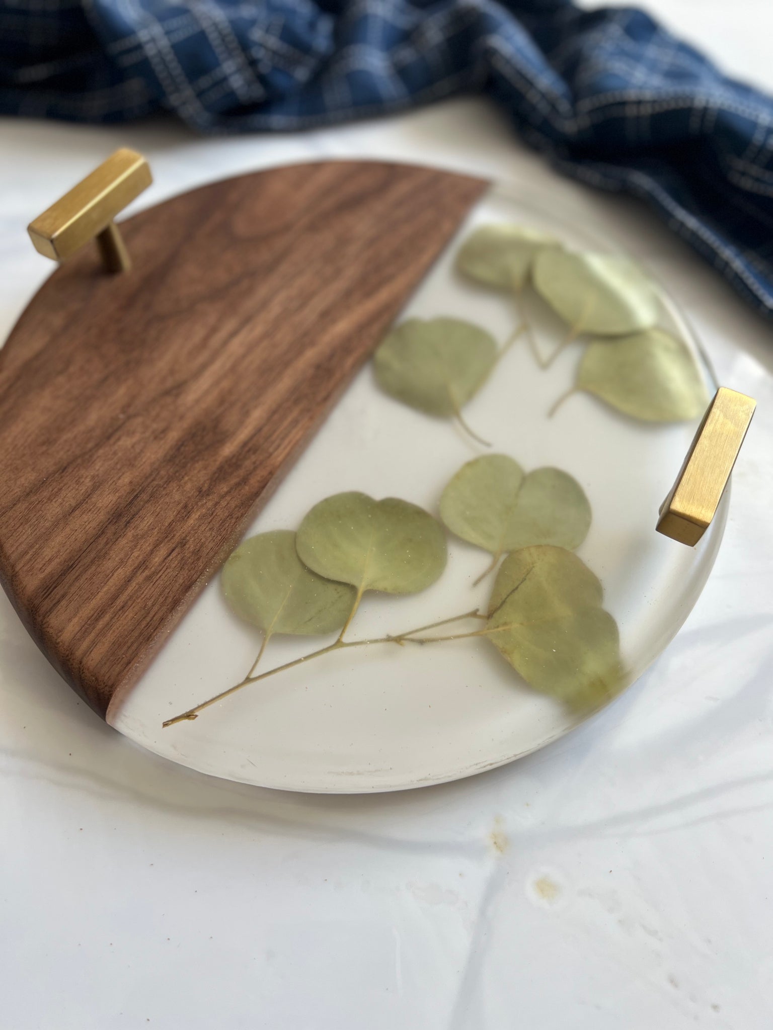 Walnut and Eucalyptus Serving Board