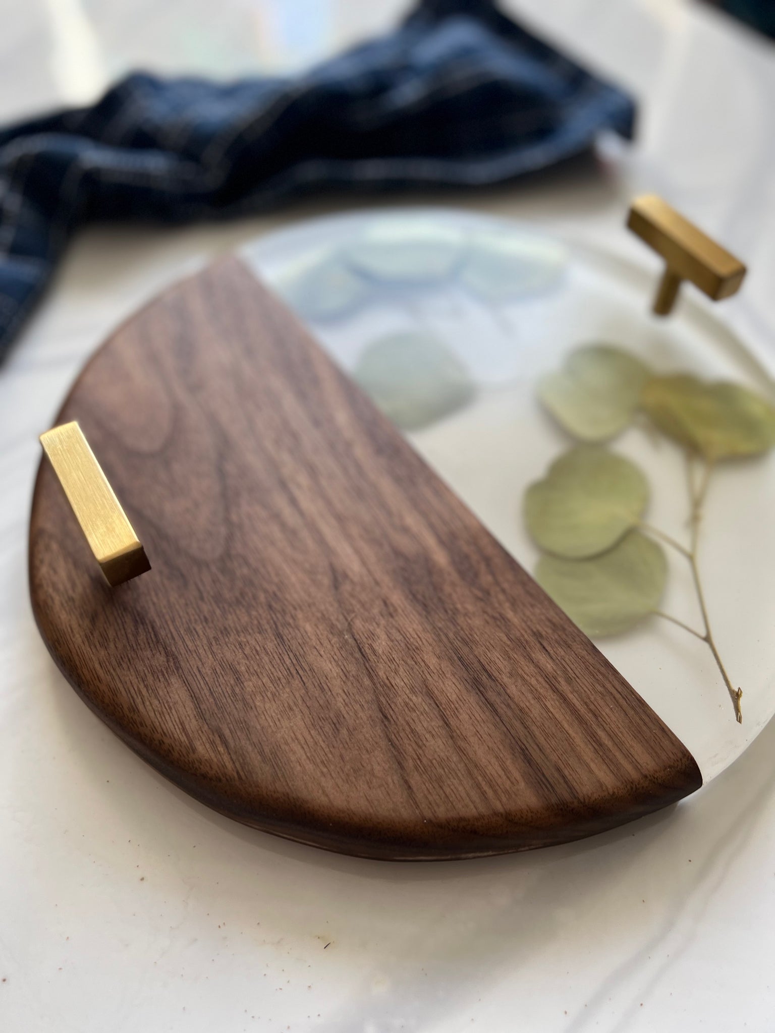 Walnut and Eucalyptus Serving Board